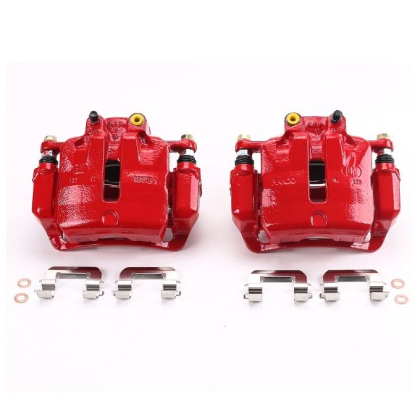 PowerStop S5270A Red Powder Coated Calipers