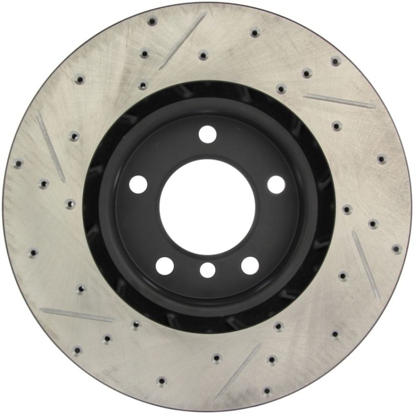 Stoptech 127.34038L Slotted & Drilled Sport Brake Rotor