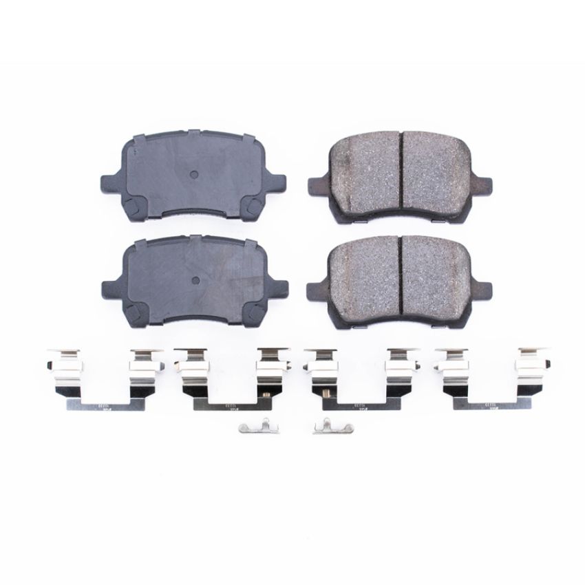 PowerStop 17-1160 PowerStop - Z17 Low-Dust Ceramic Brake Pads with Hardware
