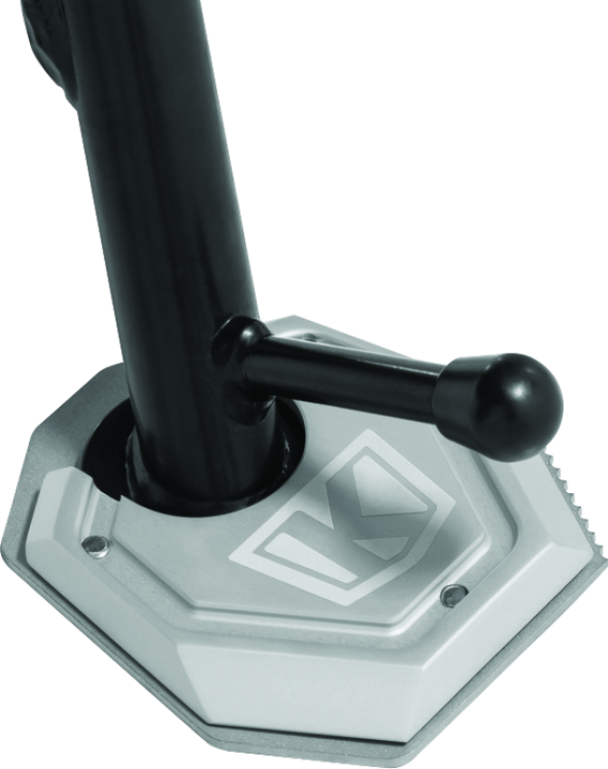 Kuryakyn 3843 Lodestar Kickstand Shoe Silver