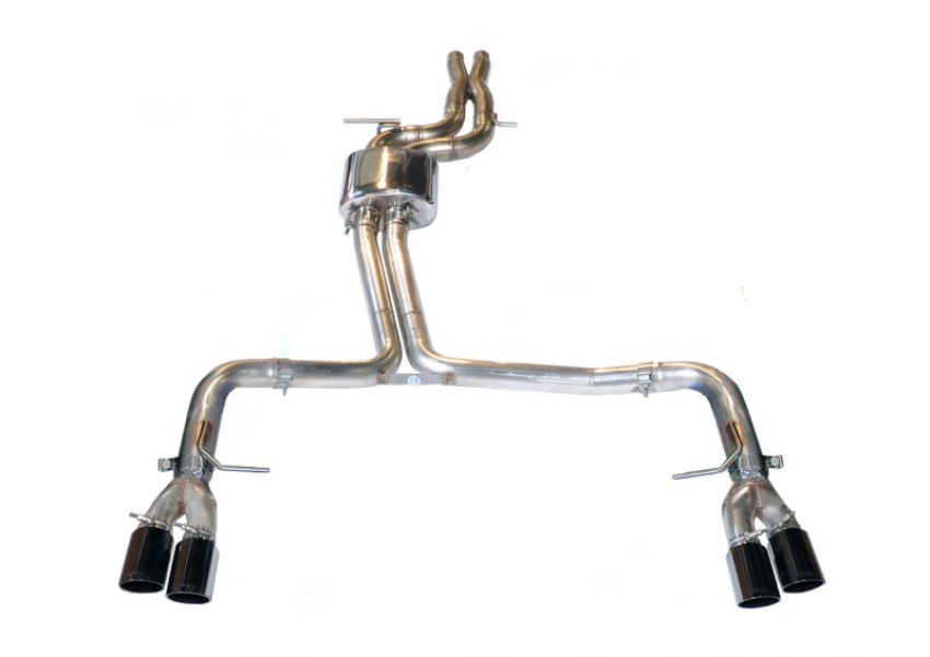 AWE Tuning 3020-43020 Audi B8 / B8.5 S4 3.0T Track Edition Exhaust - Diamond Black Tips (90mm)