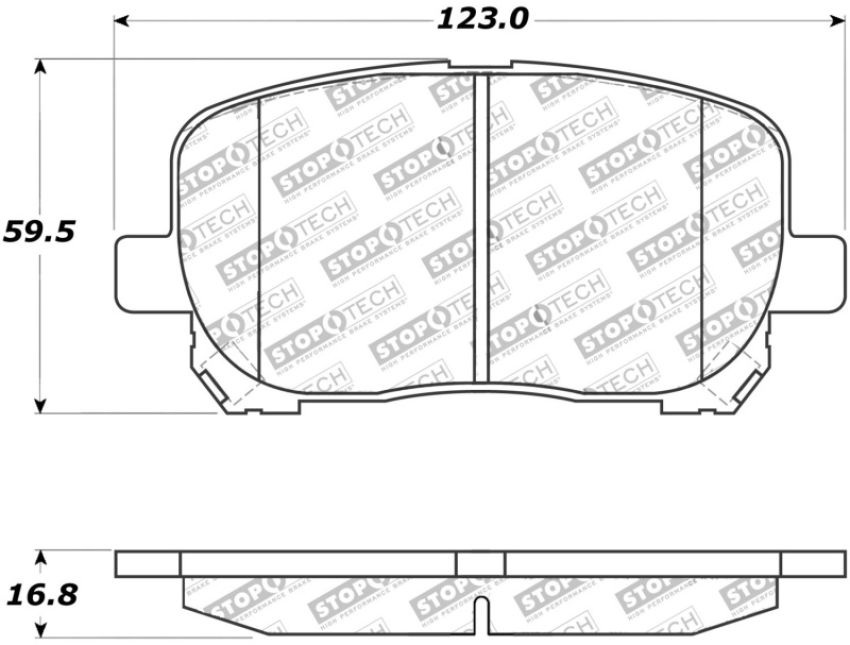 Stoptech 308.09230 Street Touring Brake Pads
