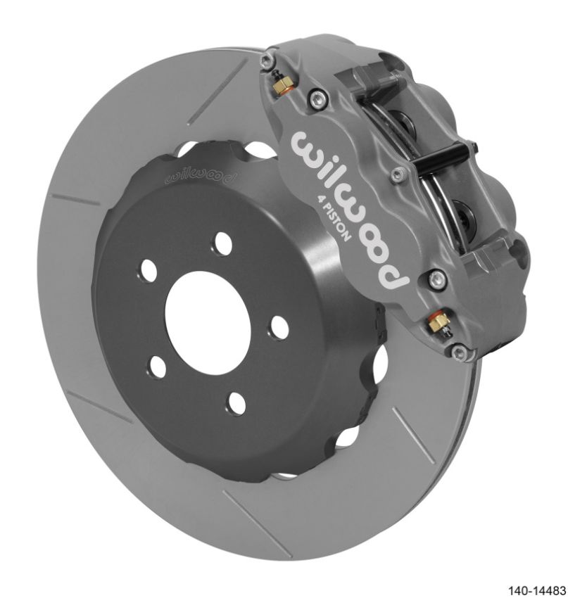 Wilwood 140-14483 15+ Ford Mustang Forged Superlite 4R Rear Big Brake Kit 14.00in Rotor (Anodized)