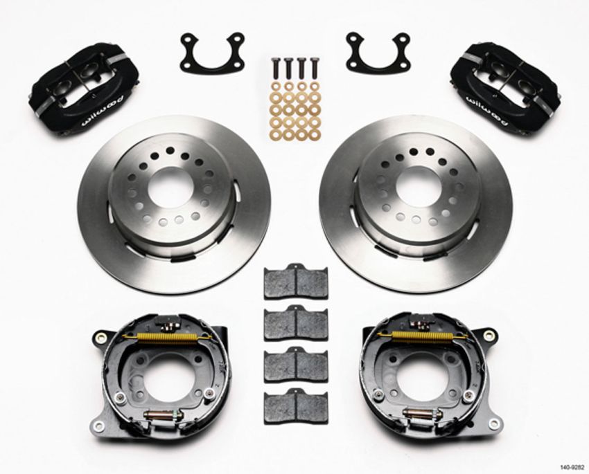 Wilwood 140-9282 Forged Dynalite P/S Park Brake Kit Small Ford 2.50in Offset
