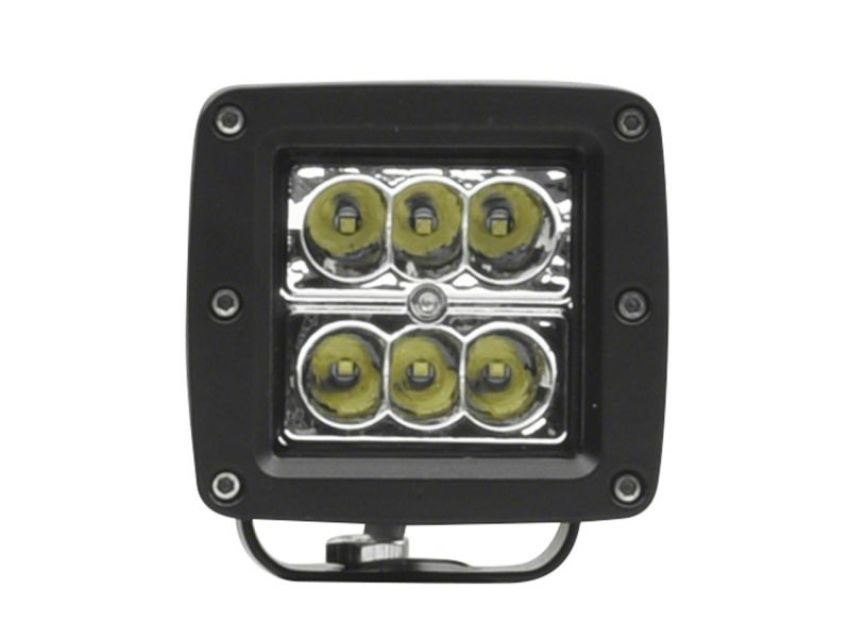 Raxiom J109468 Axial Series 3-In 6-LED Cube Light Spot Beam Universal (Some Adaptation May Be Required)