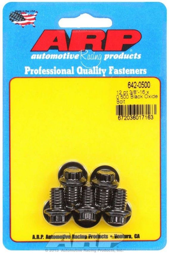 ARP ARP642-0500 Bolt Kit 12pt 5pk 3/8-16 x 0.500