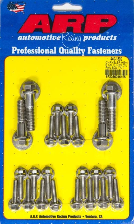 ARP ARP440-1802 Oil Pan 6pt Bolt Kit Mopar 5.7L/6.1L Hemi