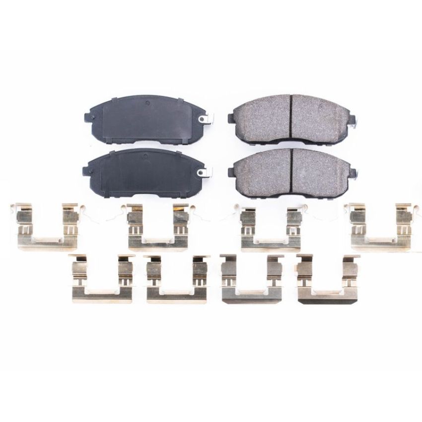 PowerStop 17-815A PowerStop - Z17 Low-Dust Ceramic Brake Pads with Hardware