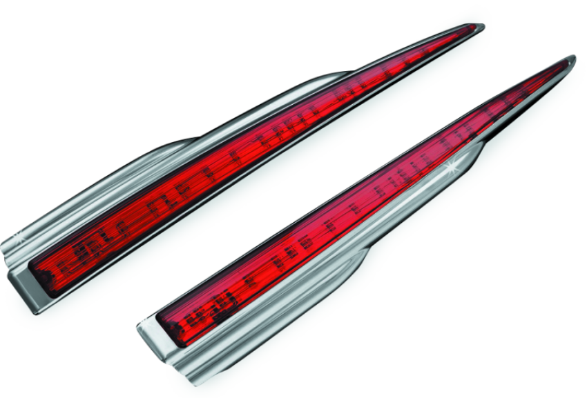 Kuryakyn 6976 Rear Light Bars For Trikes Chrome