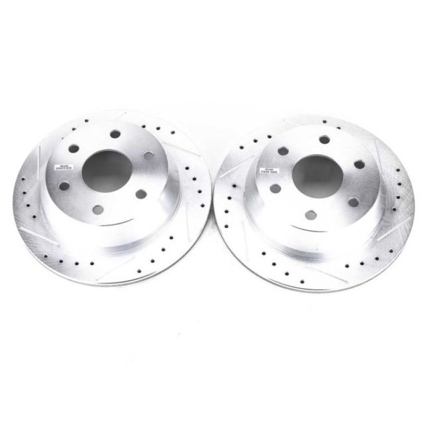 PowerStop AR8641XPR PowerStop Evolution Performance Drilled, Slotted & Plated Brake Rotor Pair