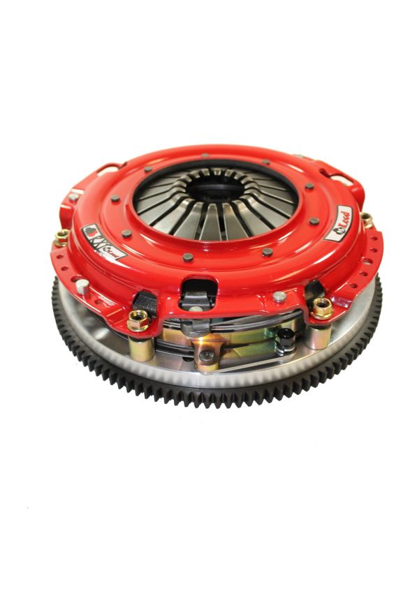 McLeod Racing 6335807 McLeod RST Twin Ford 8 Bolt Modular 4.6L/5.0L/5.4L 1-1/8 x 26 Spline Organic Facing w/ Aluminum FW