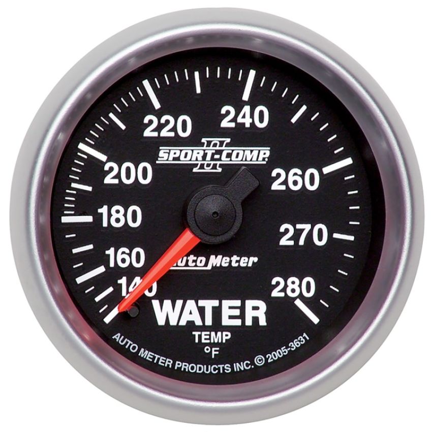 AutoMeter 3631 GAUGE, WATER TEMP, 2 1/16