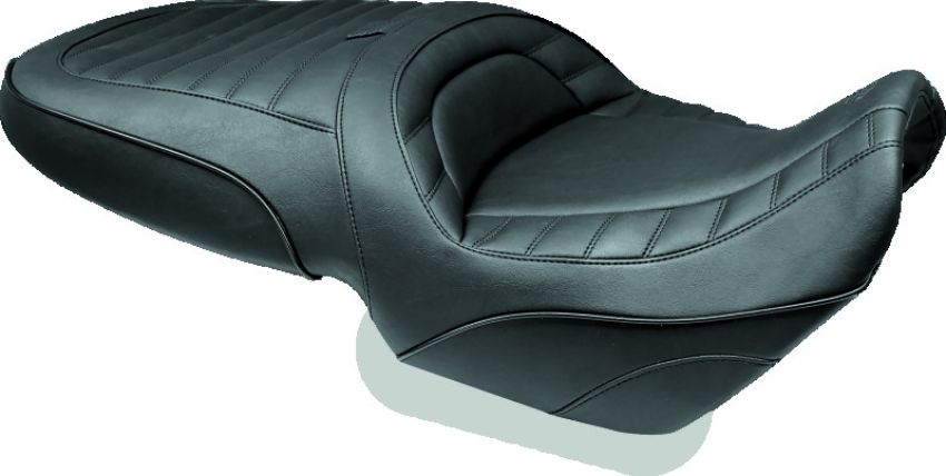 Mustang Motorcycle 79559 Mustang 08-21 Harley Electra Glide Std, Rd Glide, Rd King, Str Glide Touring Backrest Regal -Black