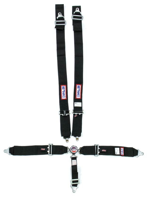 RJS SAFETY RJS1034101 5 PT Harness System Q/R BK Ind Wrap 2inSub
