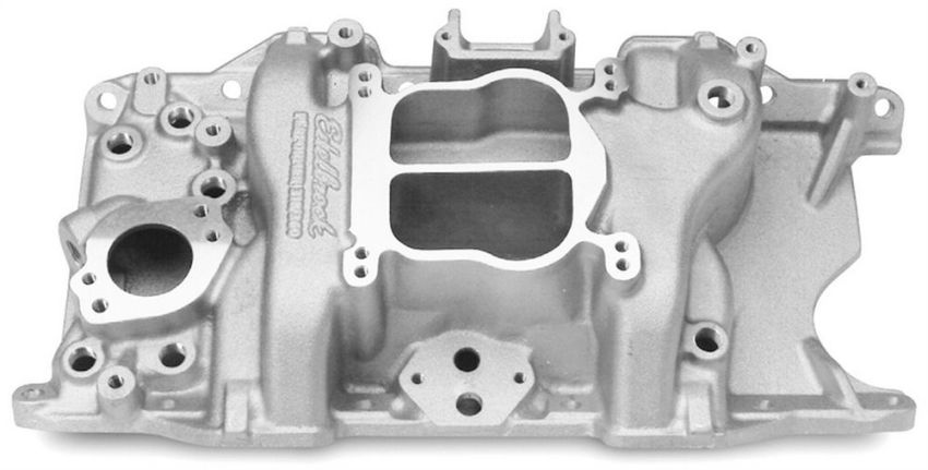 EDELBROCK EDE3776 SBM Performer Manifold - w/EGR 318-360