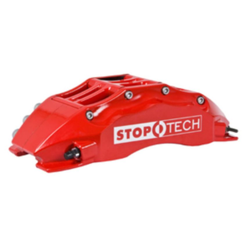 Stoptech 82.242.6100.71 09-15 Dodge Challenger Front BBK w/ Red ST-60 Calipers Slotted Rotors
