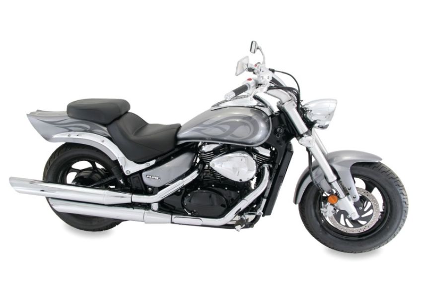 Mustang Motorcycle 76591 Mustang 05-11 Suzuki Boulevard M50 Standard Touring 2PC Seat - Black