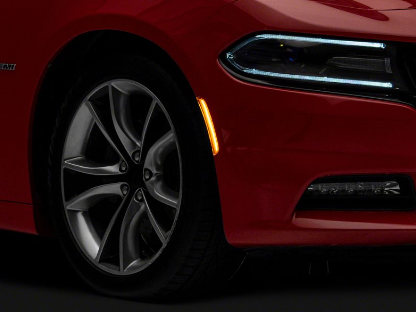 Raxiom CR5948 15-23 Dodge Charger Excluding Widebody Axial Series LED Side Marker Lights- Clear