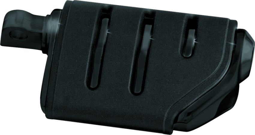 Kuryakyn 7562 Trident Dually Peg With Male Adapter Gloss Black