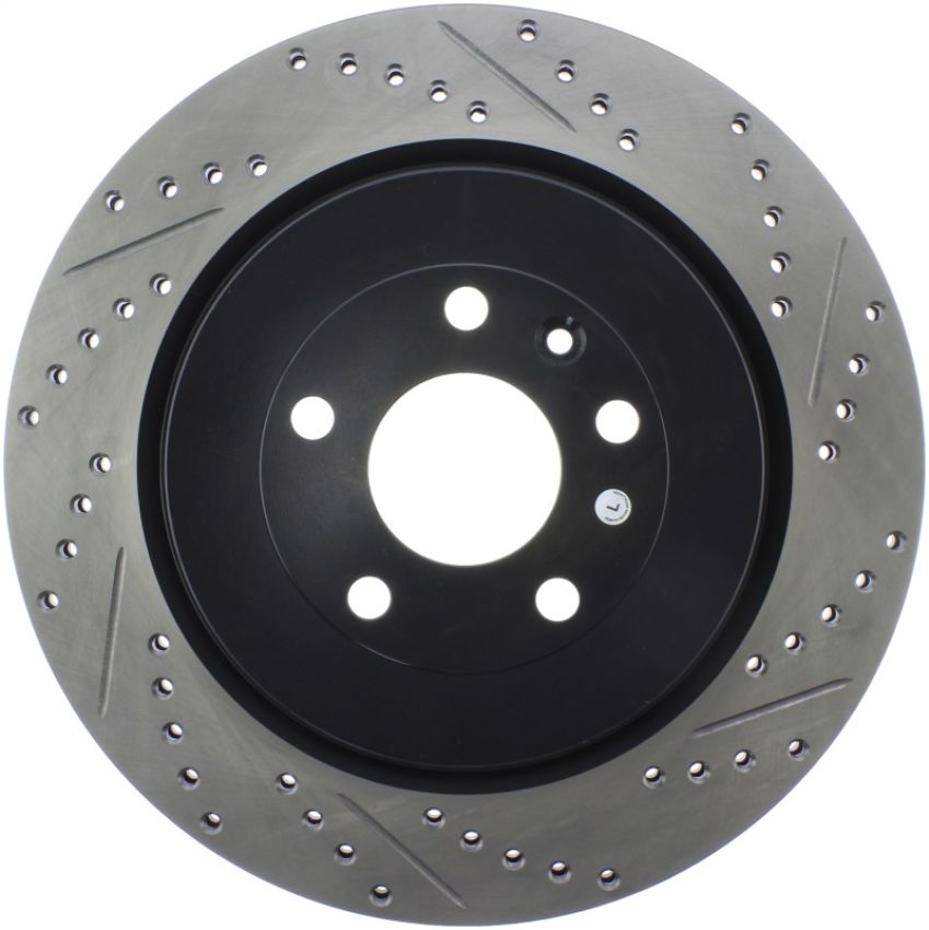 Stoptech 127.65137L Slotted & Drilled Sport Brake Rotor