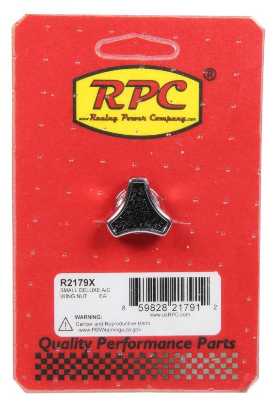 RACING POWER CO-PACKAGED RPCR2179X Small Deluxe A/C Wing Nut