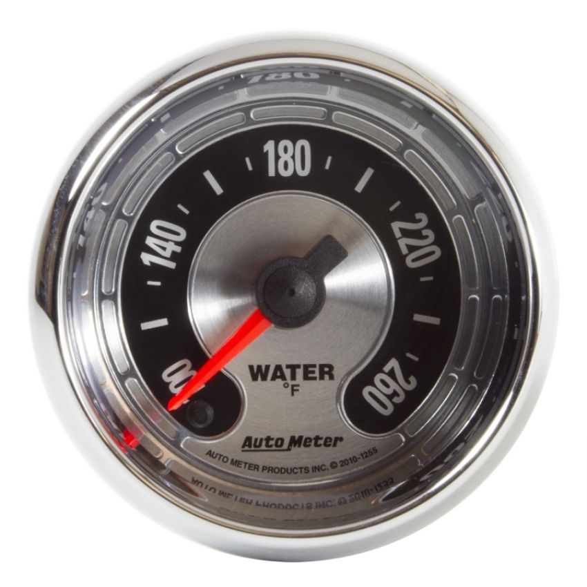 AutoMeter 1255 GAUGE, WATER TEMP, 2 1/16