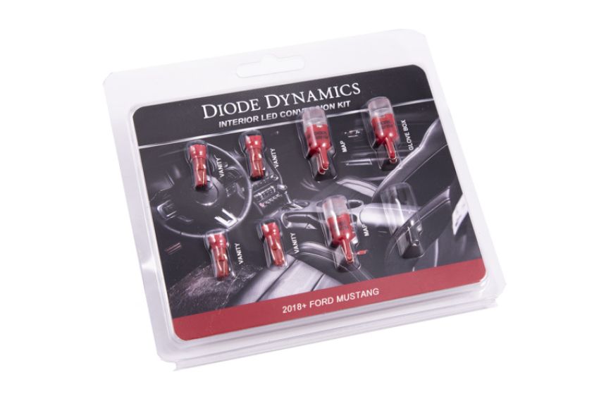 Diode Dynamics DD0357 18-19 Mustang Stage 1 Mustang Interior LED Light Kit - Red