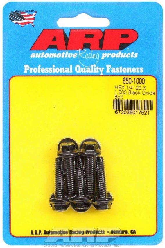 ARP ARP650-1000 Bolt Kit - 6pt. (5) 1/4-20 x 1.000