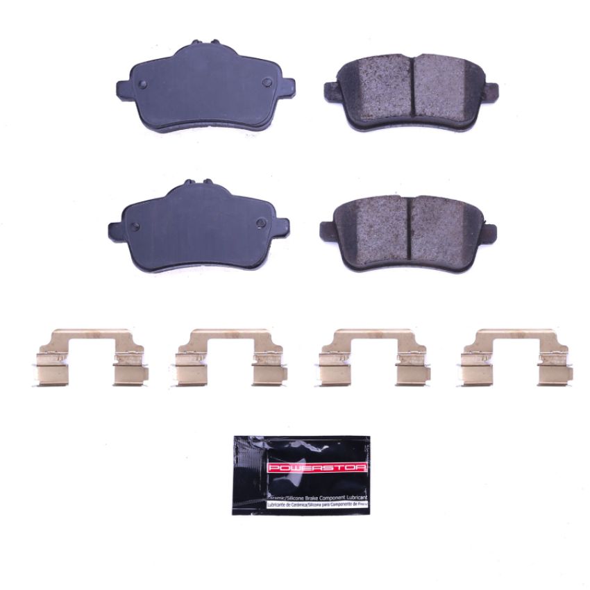 PowerStop 17-1630 PowerStop - Z17 Low-Dust Ceramic Brake Pads with Hardware
