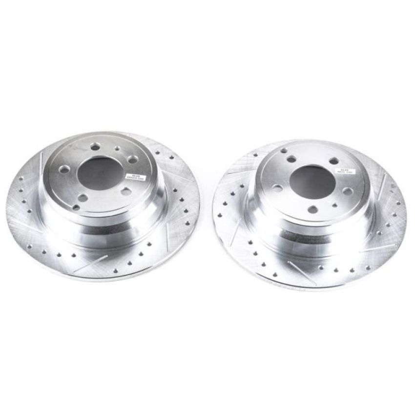 PowerStop EBR459XPR PowerStop Evolution Performance Drilled, Slotted & Plated Brake Rotor Pair