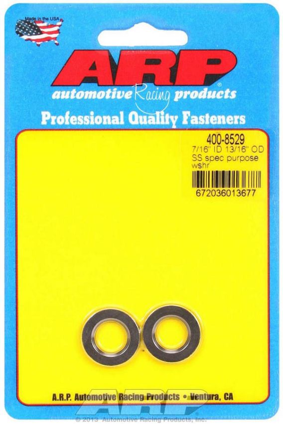 ARP ARP400-8529 S/S Flat Washers - 7/16 ID x .812 OD (2)