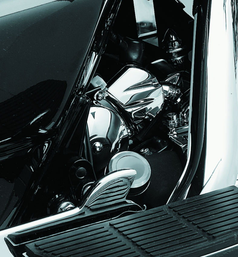 Kuryakyn 9050 Solenoid Cover 90-06 Big Twins 91-19 XL Sportsters Chrome