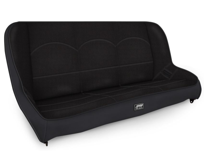 PRP Seats A3610-47-50 PRP Jeep JKU/JLU Low Back Rear Bench - Black