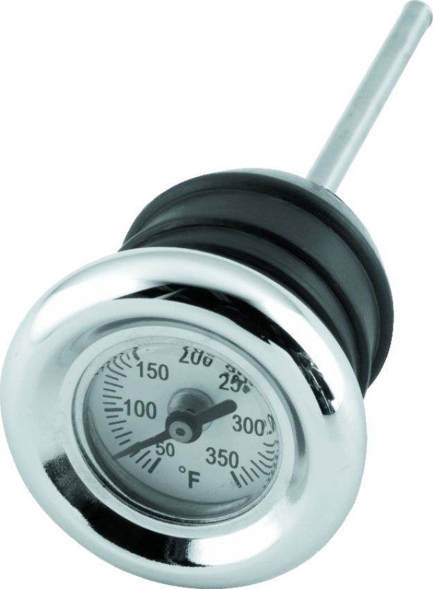 Bikers Choice 490568 84-99 Softail 82-03 XL Chrome Oil Tank Temp Gauge Replaces H-D 62688-87T 62667-87T