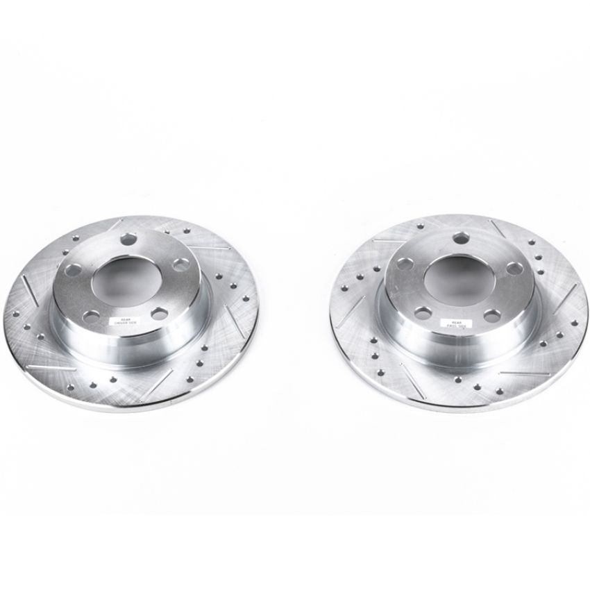 PowerStop EBR658XPR PowerStop Evolution Performance Drilled, Slotted & Plated Brake Rotor Pair