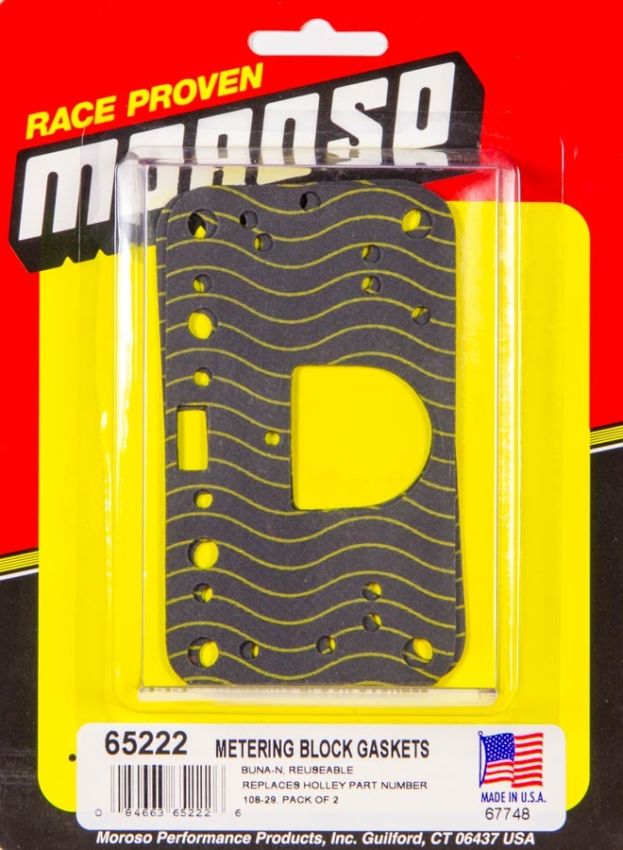 MOROSO MOR65222 Neoprene Holley Gaskets