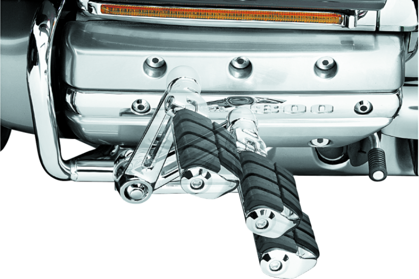 Kuryakyn 4056 Ergo II Dually ISO Pegs With Long Arms Chrome
