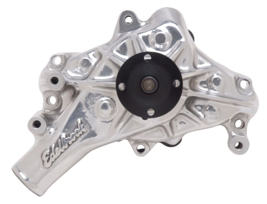 EDELBROCK EDE8821 SBC Water Pump - Long  Polished