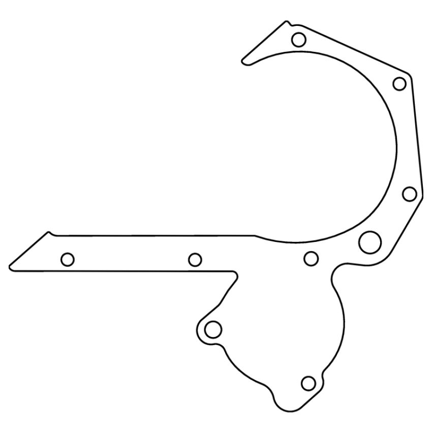 Cometic Gasket C4894 Cometic Cosworth BD Series - FVA/FVC .012in Fiber Timing Cover Gasket - Water Pump Blocked Off
