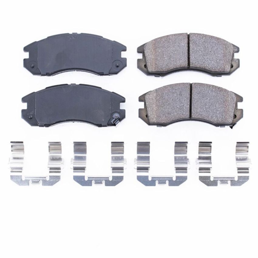 PowerStop 17-470 PowerStop - Z17 Low-Dust Ceramic Brake Pads with Hardware