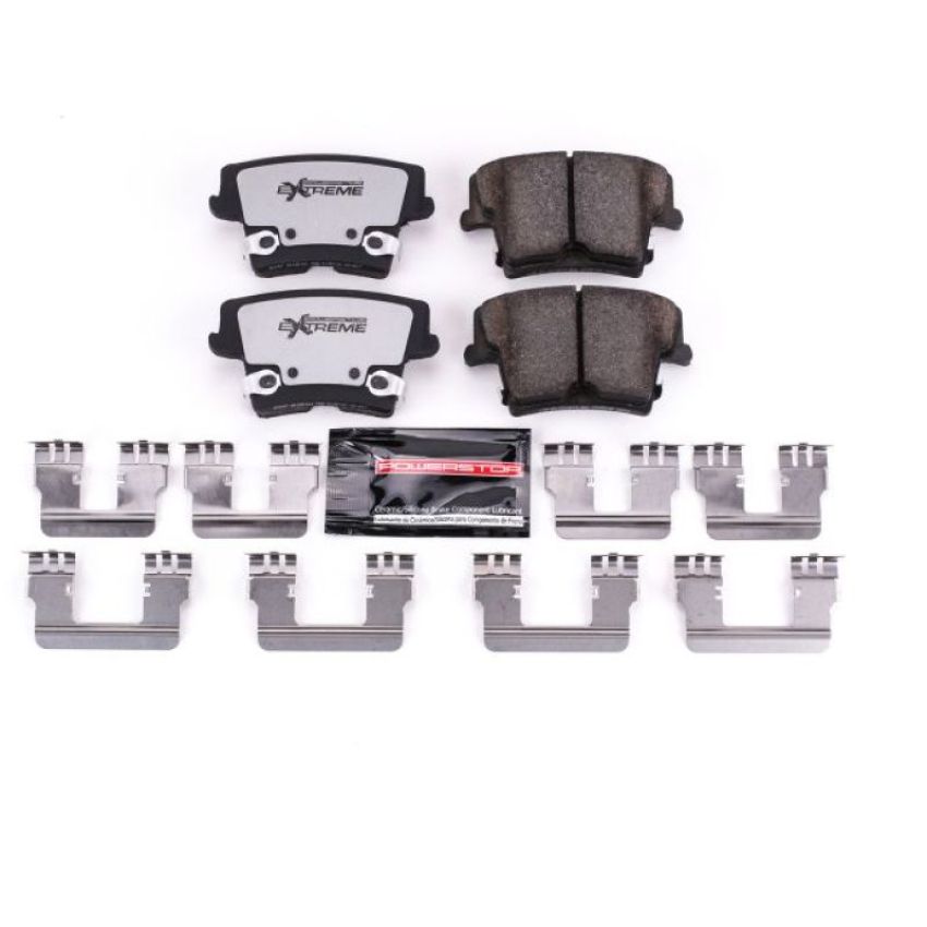 PowerStop Z26-1057 PowerStop - Z26 Performance Carbon-Fiber Ceramic Brake Pads with Hardware Kit