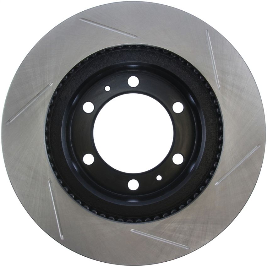 Stoptech 126.44129SR Power Slot 05-09 Toyota Tacoma/03-09 4 Runner Slotted Right Front Rotor