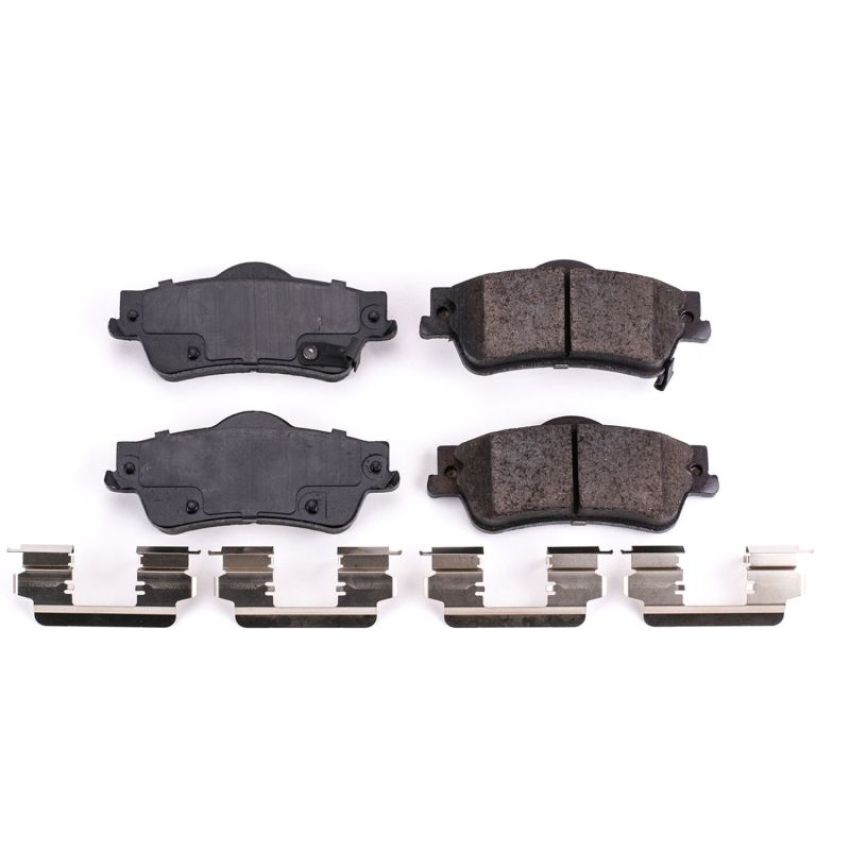 PowerStop 17-1352 PowerStop - Z17 Low-Dust Ceramic Brake Pads with Hardware
