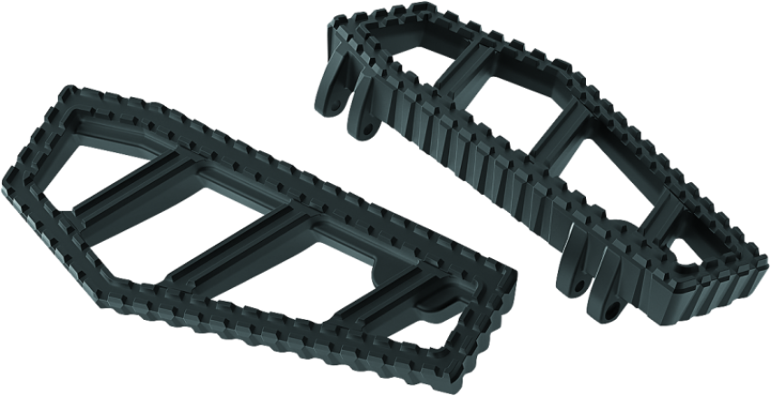 Kuryakyn 3595 Riot Floorboards Satin Black