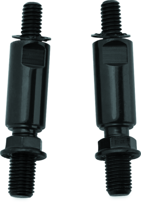 Kuryakyn 1892 Raised Mirror Mnt Adapters Gloss Black