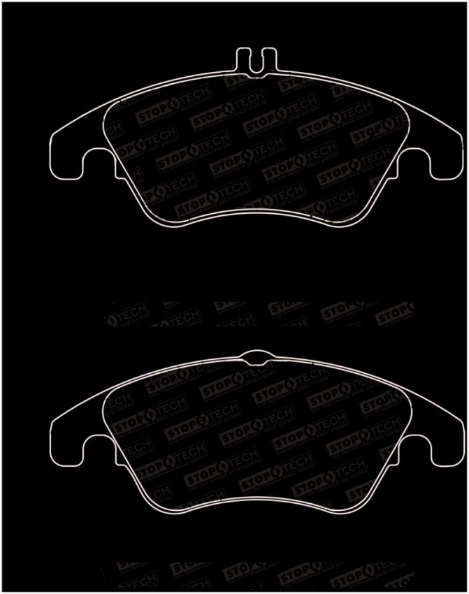 StopTech 10-16 Mercedes E350 Street Performance Front Brake Pads