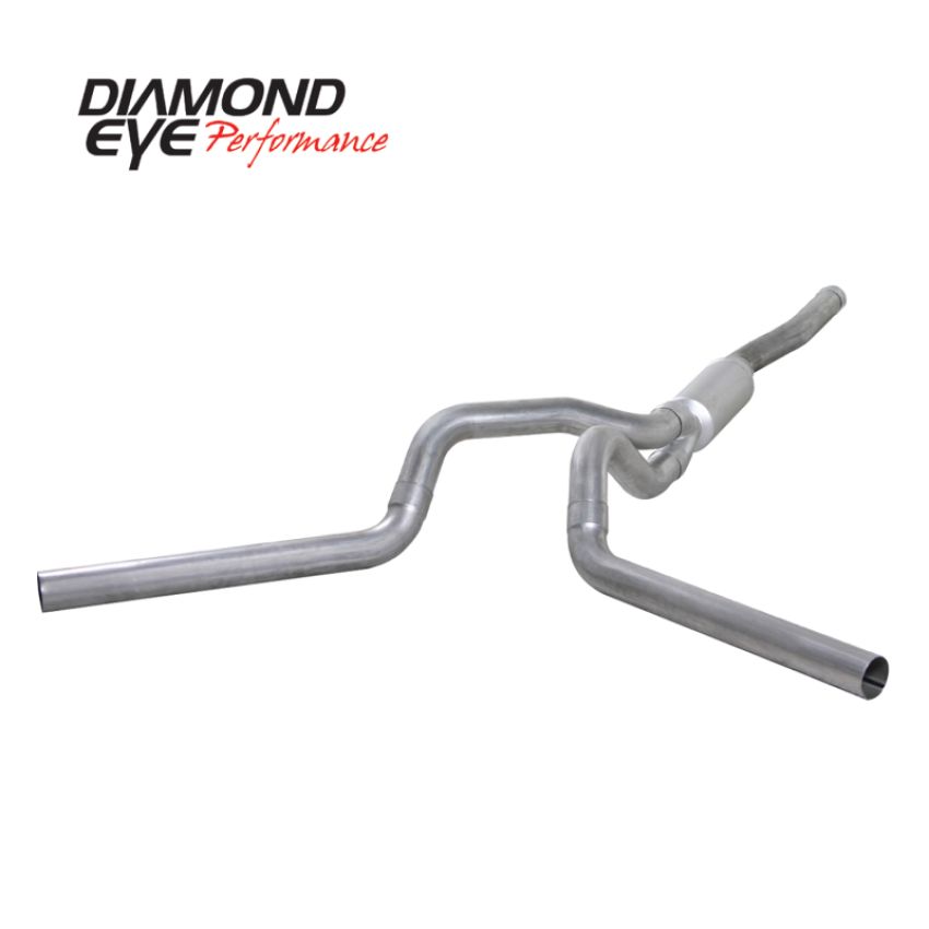 Diamond Eye Performance K4124A Diamond Eye KIT 4in CB DUAL AL CHEVY/GMC 6.6L 2500/3500 2006-2007.5