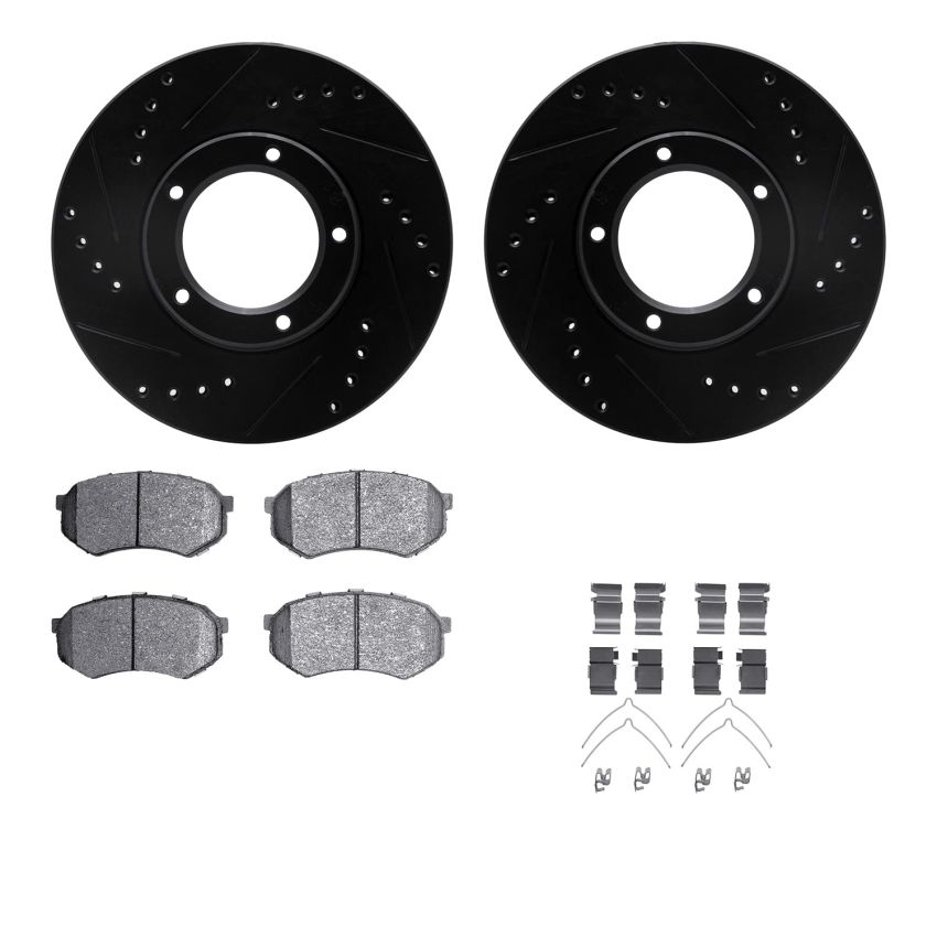 Dynamic Friction 8512-76072 Rotor Kit