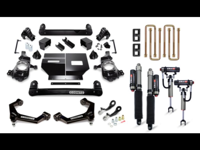 Cognito 210-P1151 20-24 Chevy/GMC Silv/Sierra 2500/3500 HD 2WD/4WD 4in Elite Lift Kit w/ Elka 2.5 RR Shocks