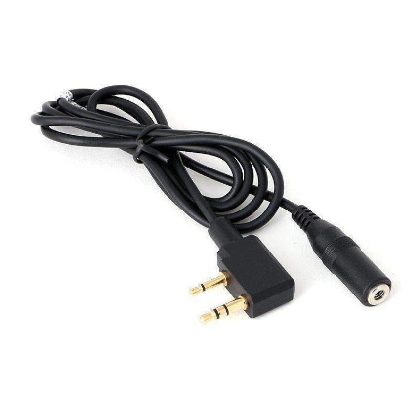 Rugged Radios CS-KEN-LSO Drivers Listen Only Ear Buds Adaptor Cable to Rugged and Kenwood Handheld Radios